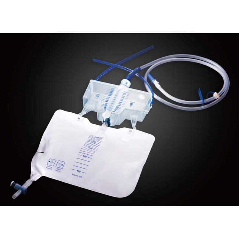 Systém měřiče moči s vyměnitelným sáčkem