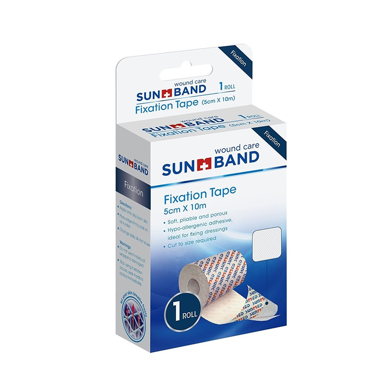 Nemocniční lepicí fixační sportovní páska pro retenční obvaz