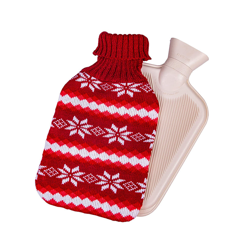 Christmas Snowflake Winter Hot Water Bag pro ohřívač postele