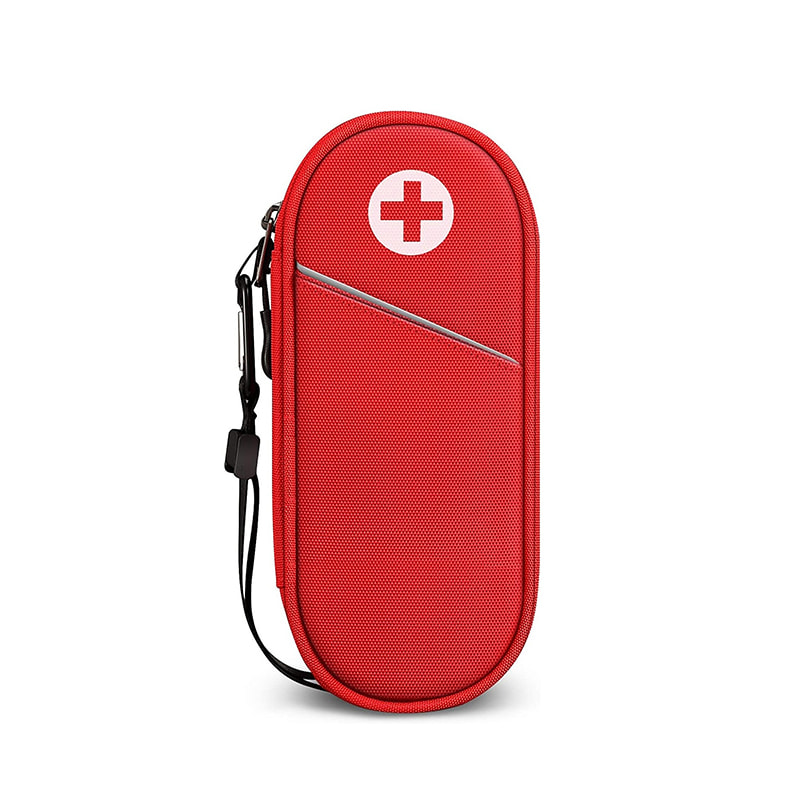 Vodotěsný cestovní obal na léky pro nouzové případy Prázdný organizér první pomoci