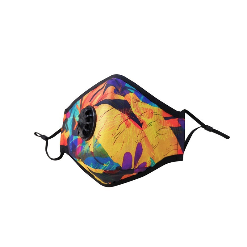 Nastavitelná prodyšná, opakovaně použitelná umělecká malířská bavlněná maska s filtrem 