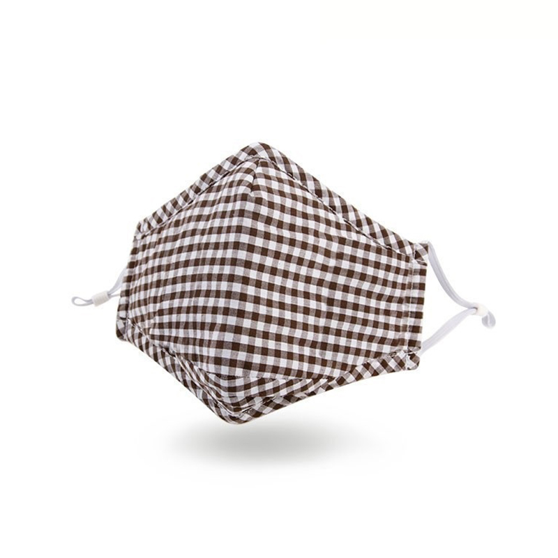 Barevná protiprachová ochranná bavlněná maska s filtrem 