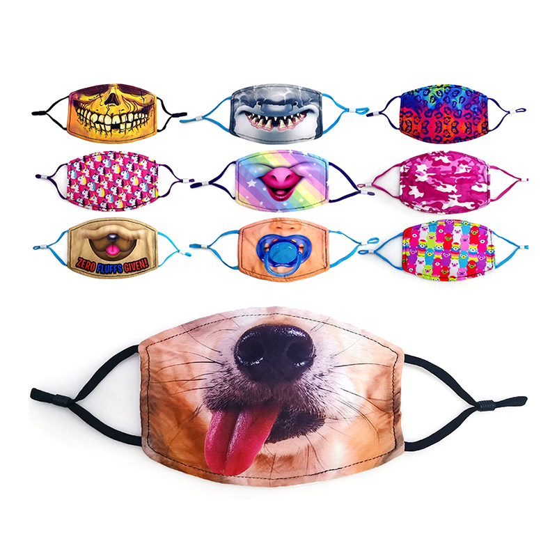 Populární přizpůsobená párty sváteční bavlněná maska 
