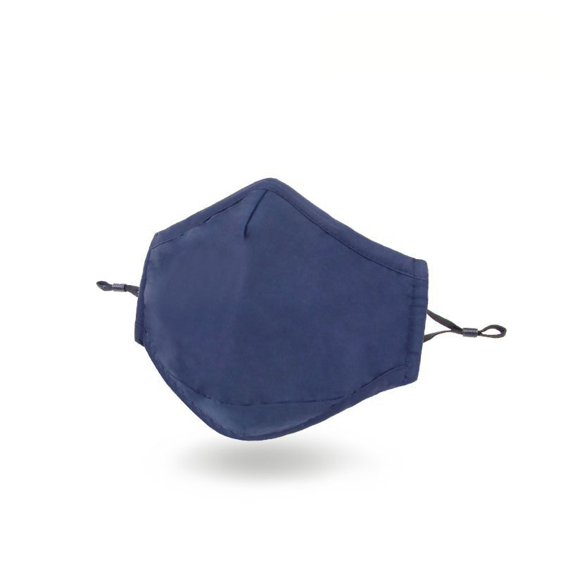 Klasická pohodlná opakovaně použitelná venkovní ochranná obličejová ústní maska z bavlny 