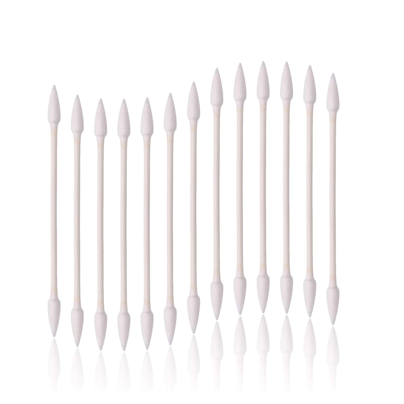 Biologicky odbouratelný sterilní lékařský vatový tampon s dvojitým hrotem 