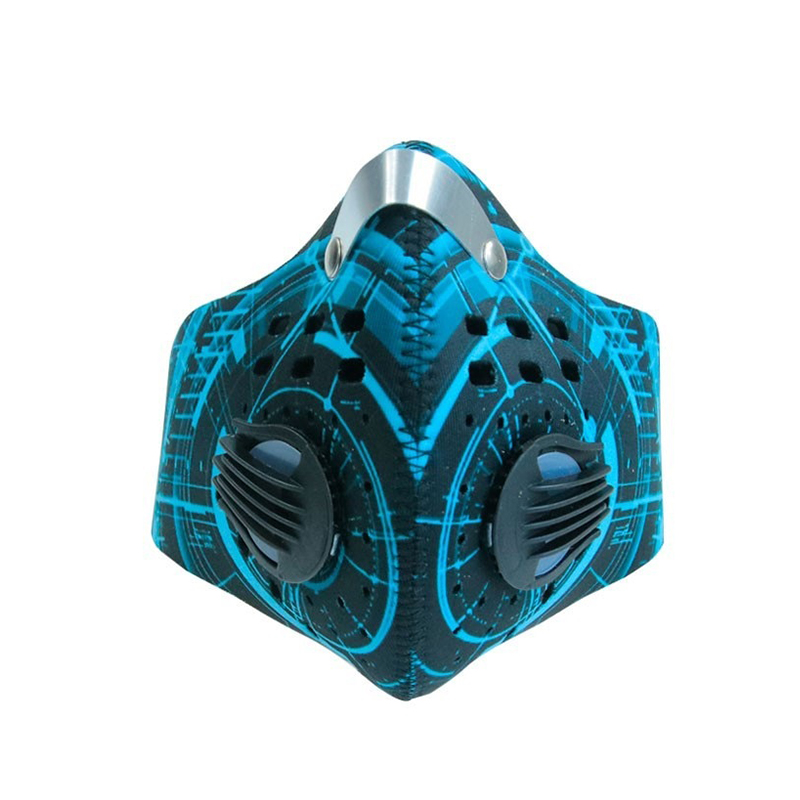 Unisex prodyšná cyklistická maska na kolo s nastavitelnými ušními smyčkami 