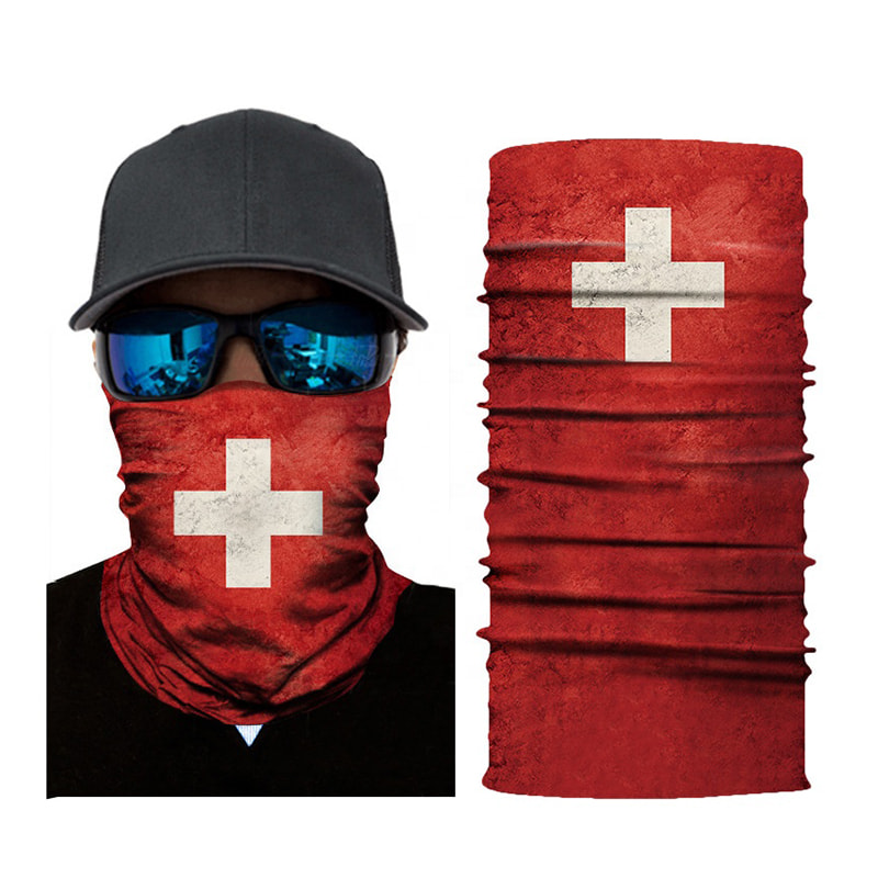 Custom Cotton Bandana Cyklistická maska na obličejový štít 