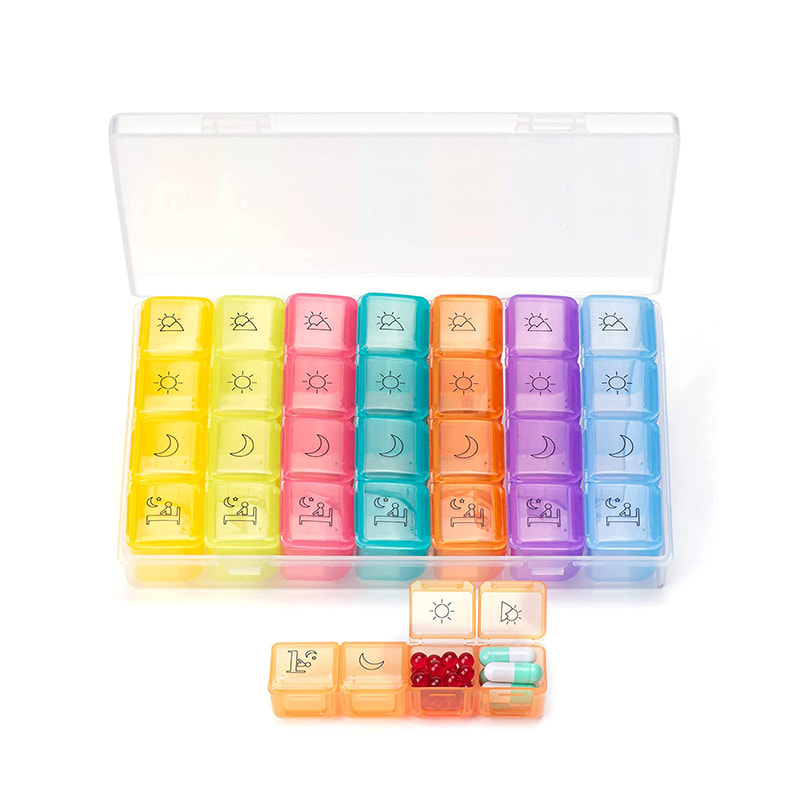 Přenosné pouzdro na každodenní léky na pilulky 