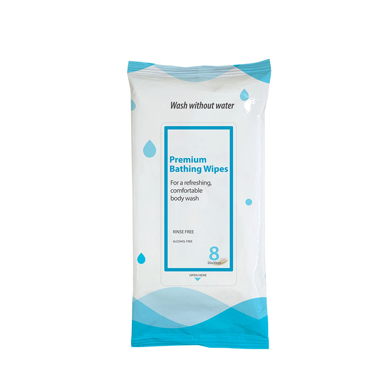 Bezalkoholová bezoplachová utěrka na koupání pro dospělé bez oplachování 