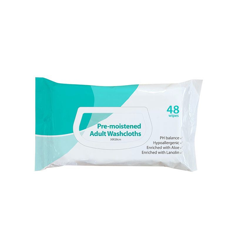 Jednorázové předem navlhčené žínky pro dospělé pro osobní čištění