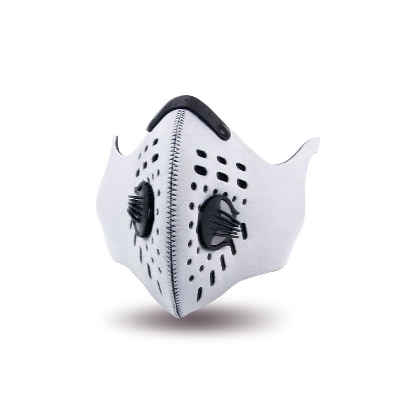 Zimní, chladuvzdorná, větru odolná cyklistická maska s filtry a ventilem