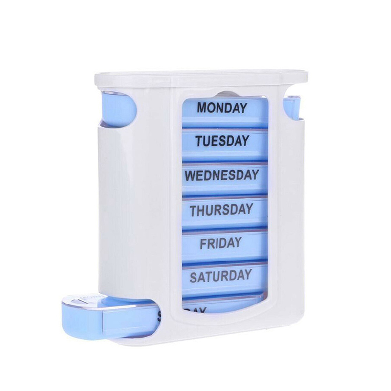 Týdenní denní krabička na pilulky na vitamíny 