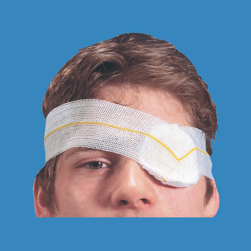 Oční polštářek s pletenou smyčkou